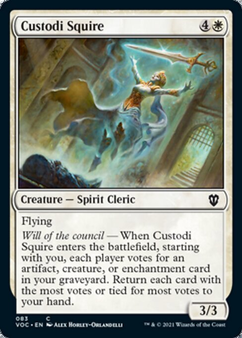 Custodi Squire (Commander 2021 Crimson Vow) Light Play