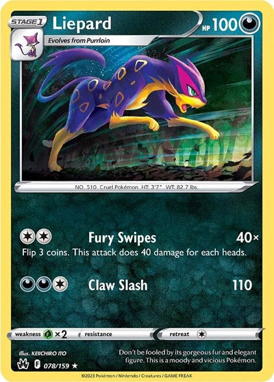 Liepard (Crown Zenith) Light Play