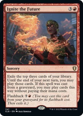 Ignite the Future (Commander Legends: Battle for Baldur's Gate) Light Play