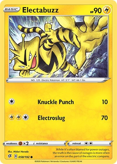 Electabuzz (SWSH02: Rebel Clash) Light Play