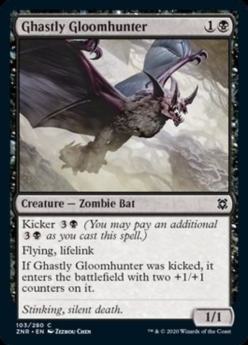 Ghastly Gloomhunter (Zendikar Rising) Light Play
