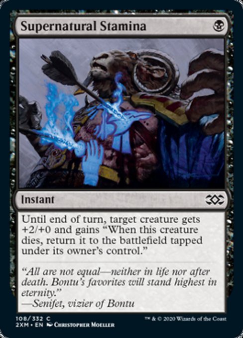 Supernatural Stamina (Double Masters) Light Play