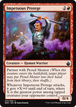 Impetuous Protege (Battlebond) Damaged / Poor