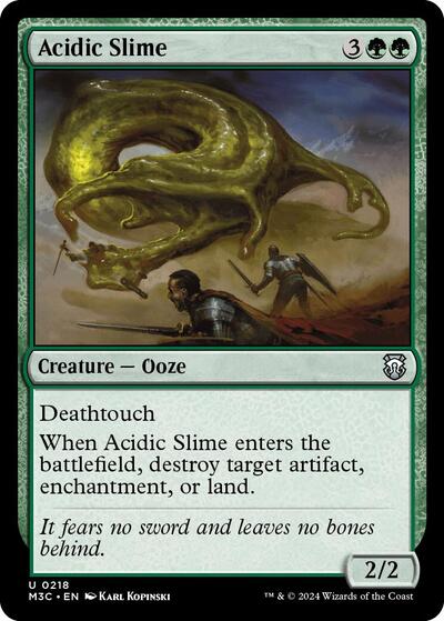 Acidic Slime (Commander: Modern Horizons 3) Light Play