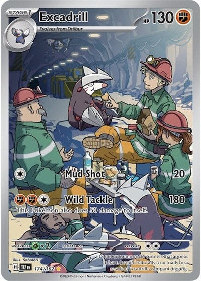 Excadrill - 174 (SV05: Temporal Forces) Light Play Holofoil