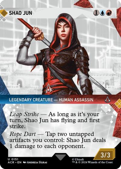 Shao Jun (Showcase) (Universes Beyond: Assassin's Creed) Light Play Foil