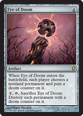 Eye of Doom (Commander 2013 Edition) Light Play