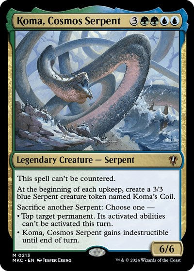 Koma, Cosmos Serpent (Commander: Murders at Karlov Manor) Light Play
