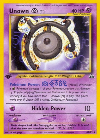 Unown (M) (Neo Discovery) Medium Play Unlimited