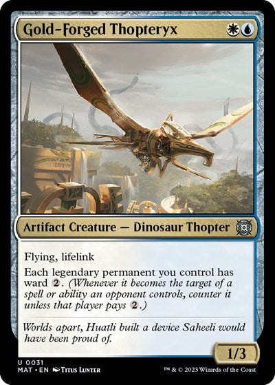 Gold-Forged Thopteryx (March of the Machine: The Aftermath) Light Play