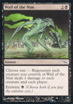Wail of the Nim (Mirrodin) Medium Play