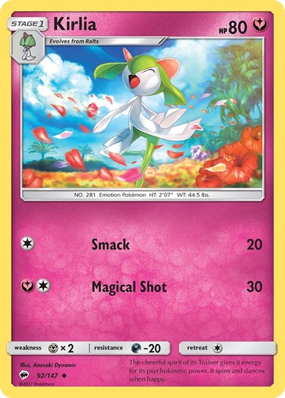 Kirlia (SM - Burning Shadows) Light Play