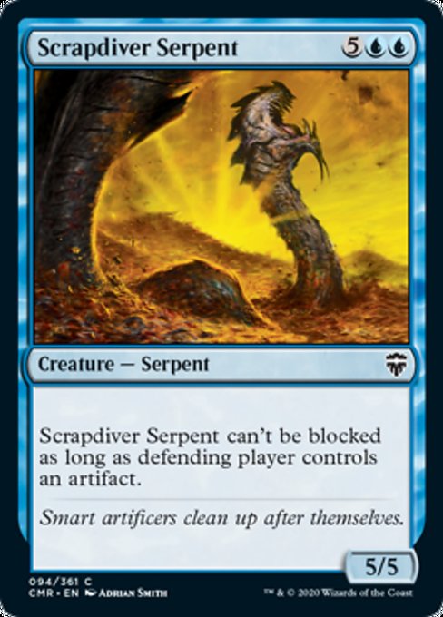 Scrapdiver Serpent (Commander Legends) Light Play