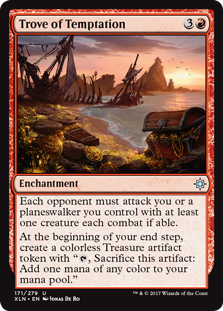 Trove of Temptation (Ixalan) Light Play