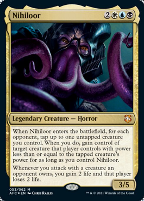 Nihiloor (Commander 2021 Forgotten Realms) Light Play Foil