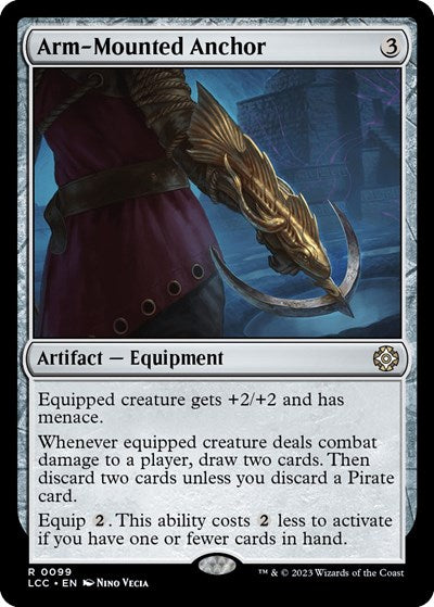 Arm-Mounted Anchor (Commander: The Lost Caverns of Ixalan) Light Play