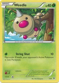 Weedle (Kalos Starter Set) Damaged / Poor