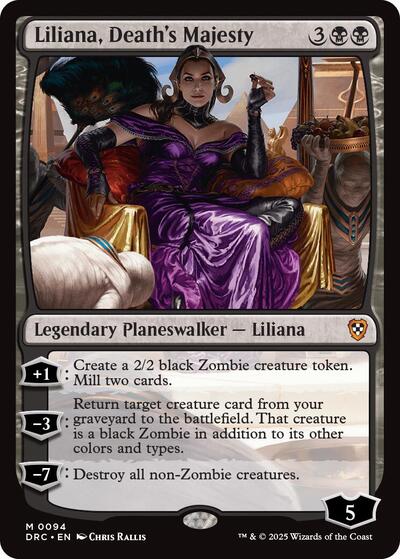 Liliana, Death's Majesty (Commander: Aetherdrift) Light Play
