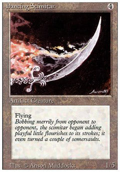 Dancing Scimitar (Revised) Heavy Play