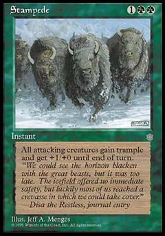Stampede (Ice Age) Damaged / Poor