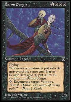 Baron Sengir (Homelands) Heavy Play