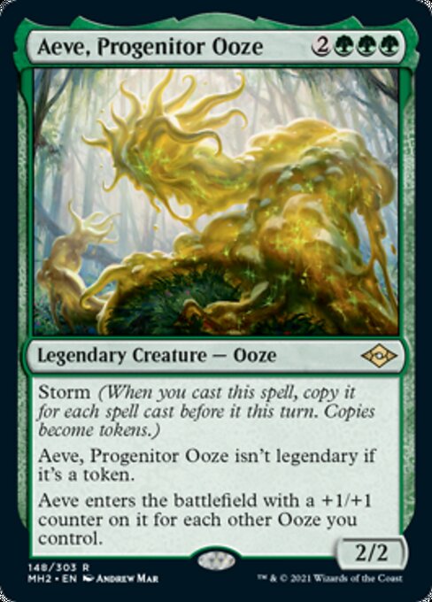 Aeve, Progenitor Ooze (Modern Horizons 2) Light Play Foil