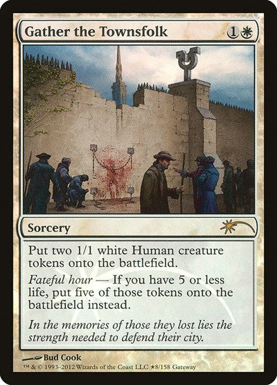 Gather the Townsfolk (Promos: WPN and Gateway) Light Play Foil