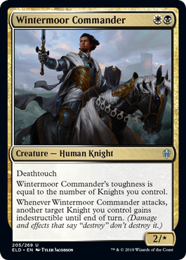 Wintermoor Commander (Throne of Eldraine) Light Play