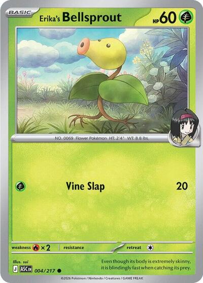 Erika's Bellsprout (ME: Ascended Heroes) Light Play
