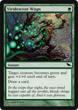 Viridescent Wisps (Shadowmoor) Light Play