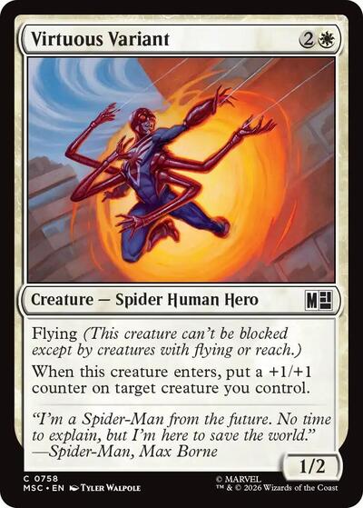 Virtuous Variant (Commander: Marvel Super Heroes) Light Play Foil