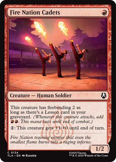 Fire Nation Cadets (Avatar: The Last Airbender) Light Play Foil