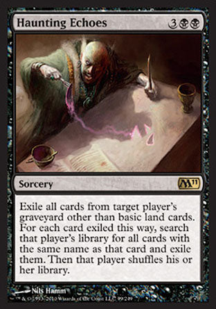 Haunting Echoes (Magic 2011 Core Set) Light Play Foil