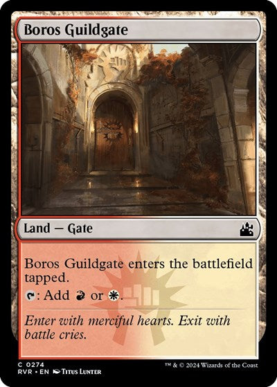 Boros Guildgate (Ravnica Remastered) Light Play