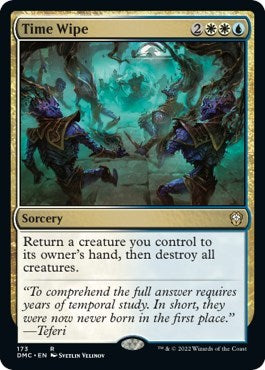 Time Wipe (Commander: Dominaria United) Light Play