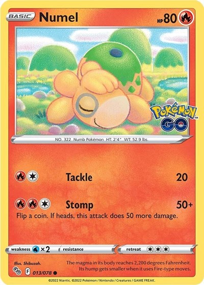Numel (Pokemon GO) Light Play
