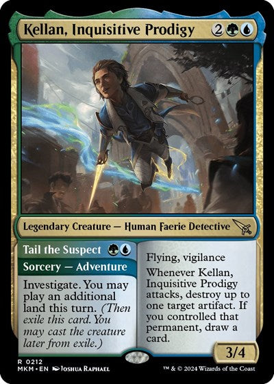 Kellan, Inquisitive Prodigy (Murders at Karlov Manor) Light Play