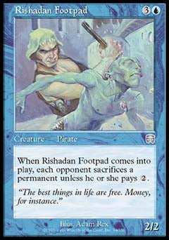 Rishadan Footpad (Mercadian Masques) Medium Play