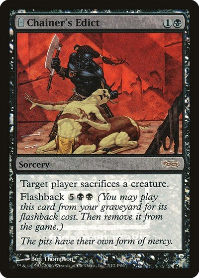 Chainer's Edict (Promos: FNM) Light Play Foil