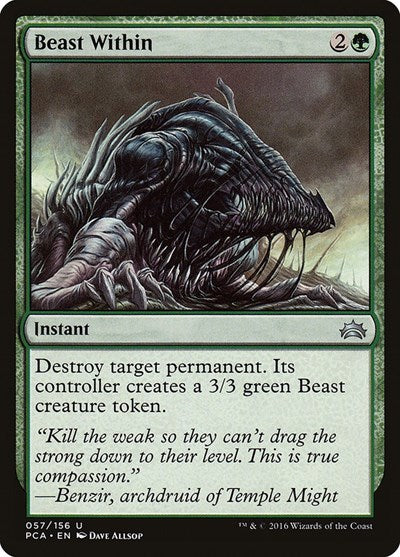 Beast Within (Planechase Anthology) Light Play