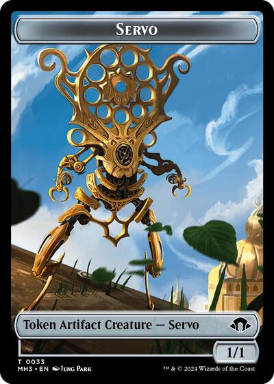 Servo Token (Modern Horizons 3) Light Play