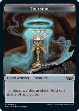 Treasure Token (014) (Streets of New Capenna) Light Play