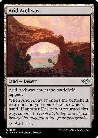 Arid Archway (Outlaws of Thunder Junction) Light Play