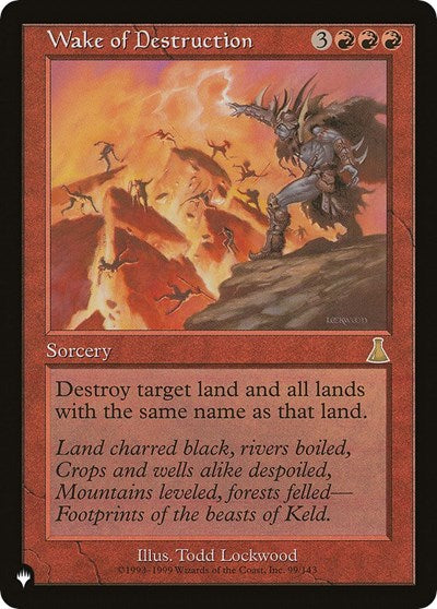 Wake of Destruction (The List) Light Play