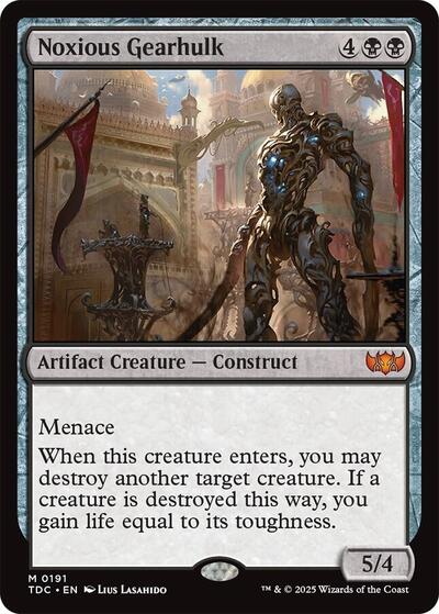 Noxious Gearhulk (Commander: Tarkir: Dragonstorm) Light Play