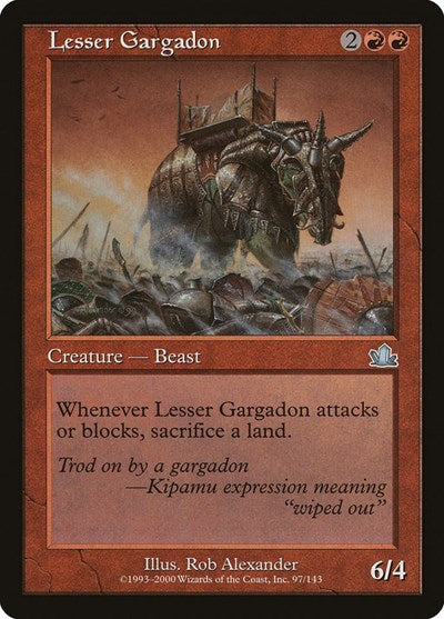 Lesser Gargadon (Prophecy) Light Play