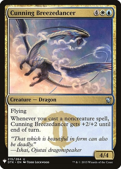 Cunning Breezedancer (Mystery Booster) Light Play