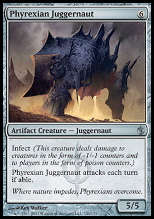 Phyrexian Juggernaut (Mirrodin Besieged) Light Play