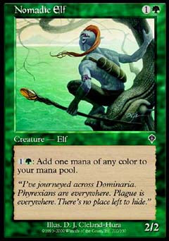 Nomadic Elf (Invasion) Medium Play
