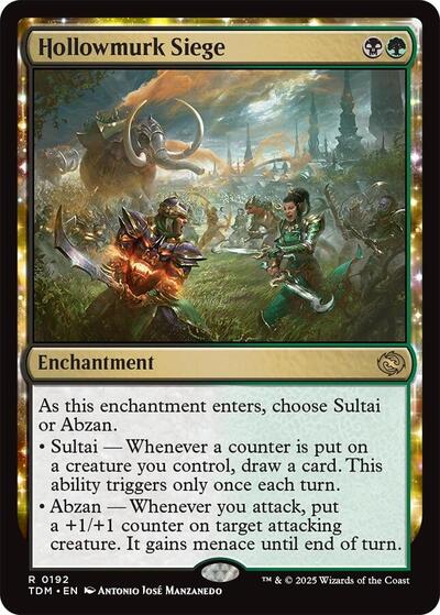 Hollowmurk Siege (Tarkir: Dragonstorm) Light Play